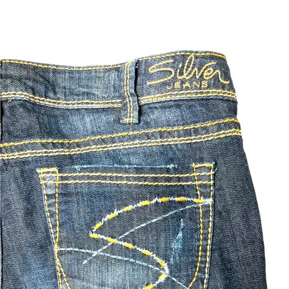 SILVER Denim Capris Aiko Women’s Plus - Picture 5 of 5